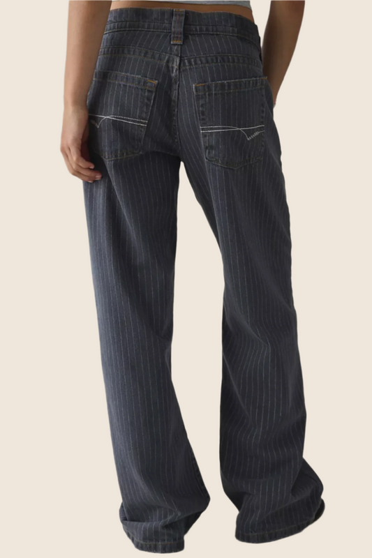 Soho Pinstripe Jeans
