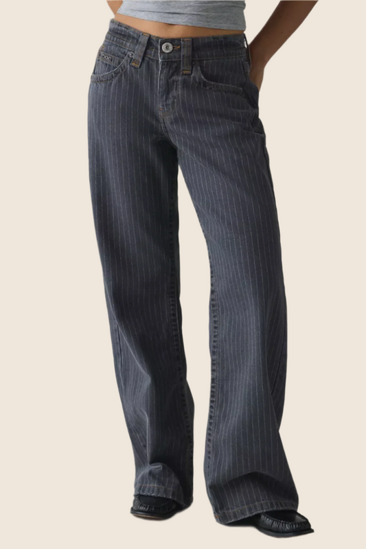Soho Pinstripe Jeans