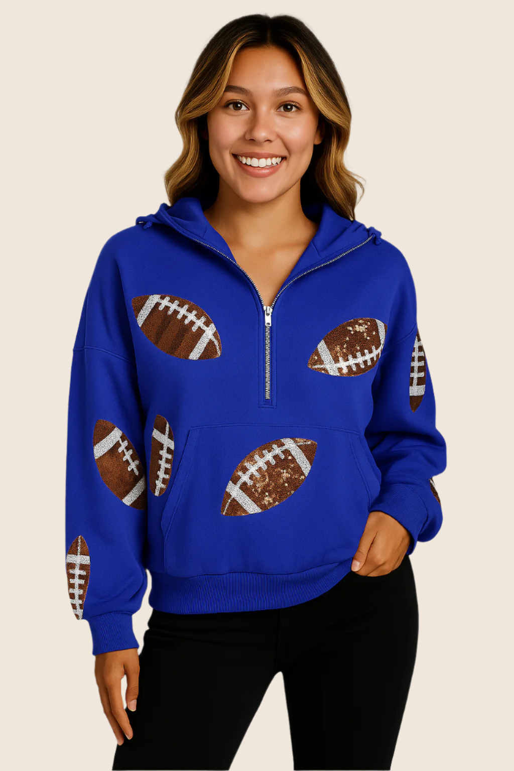 Touchdown Sparkle Hoodie