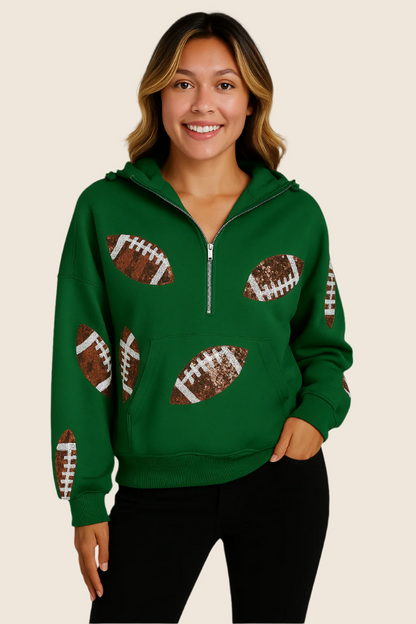 Touchdown Sparkle Hoodie