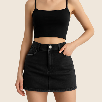 Rebel-Jeansrock