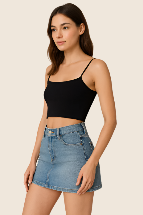 Rebel-Jeansrock