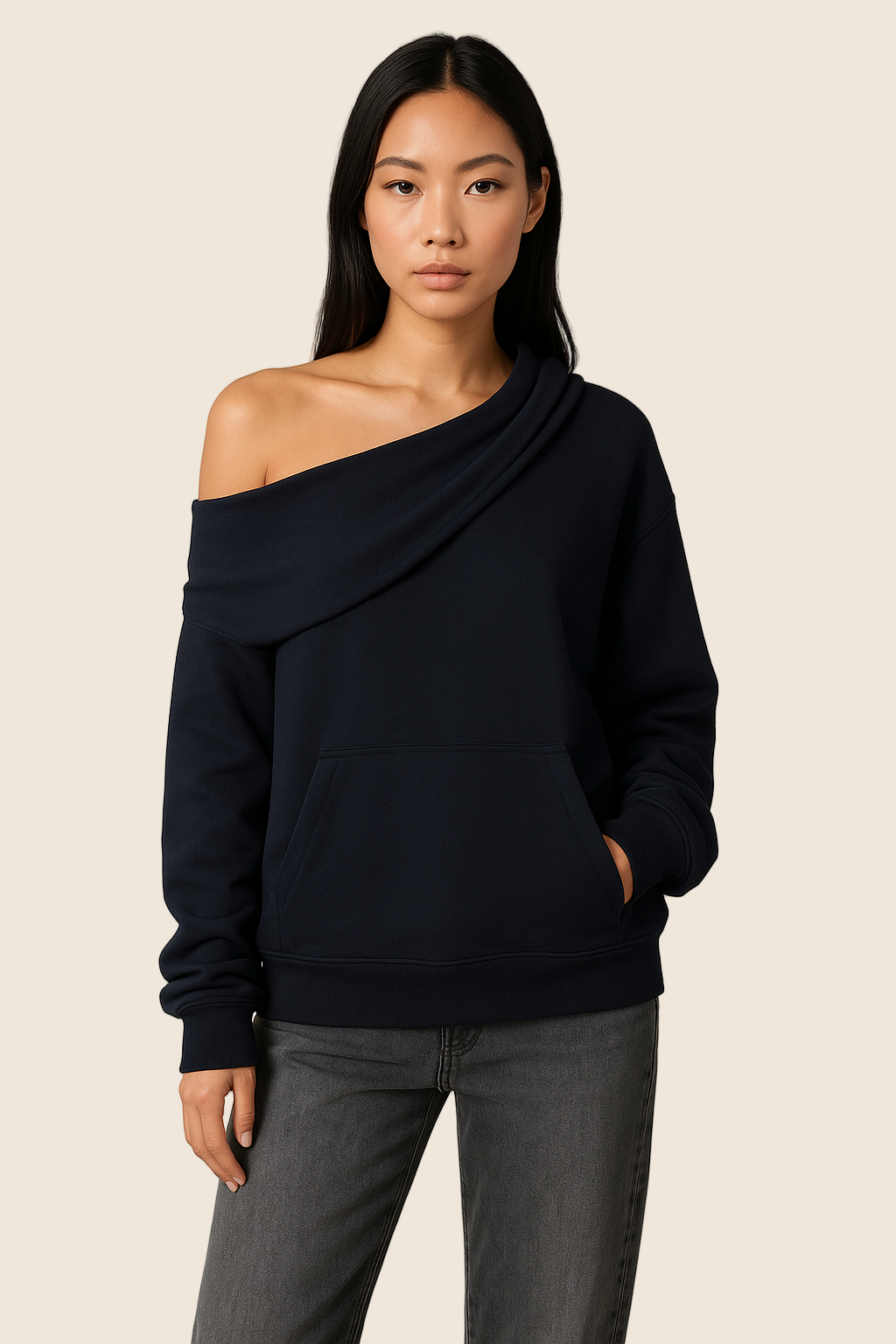 Eclipse Drape Hoodie
