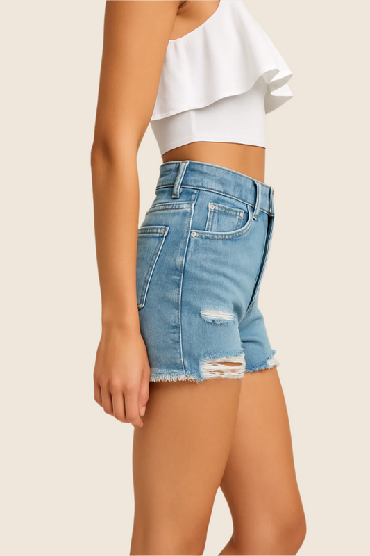 Leo-Jeansshorts
