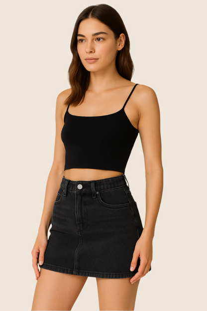Rebel-Jeansrock