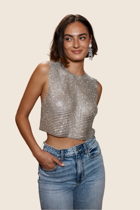 Bijou Rhinestone Tank