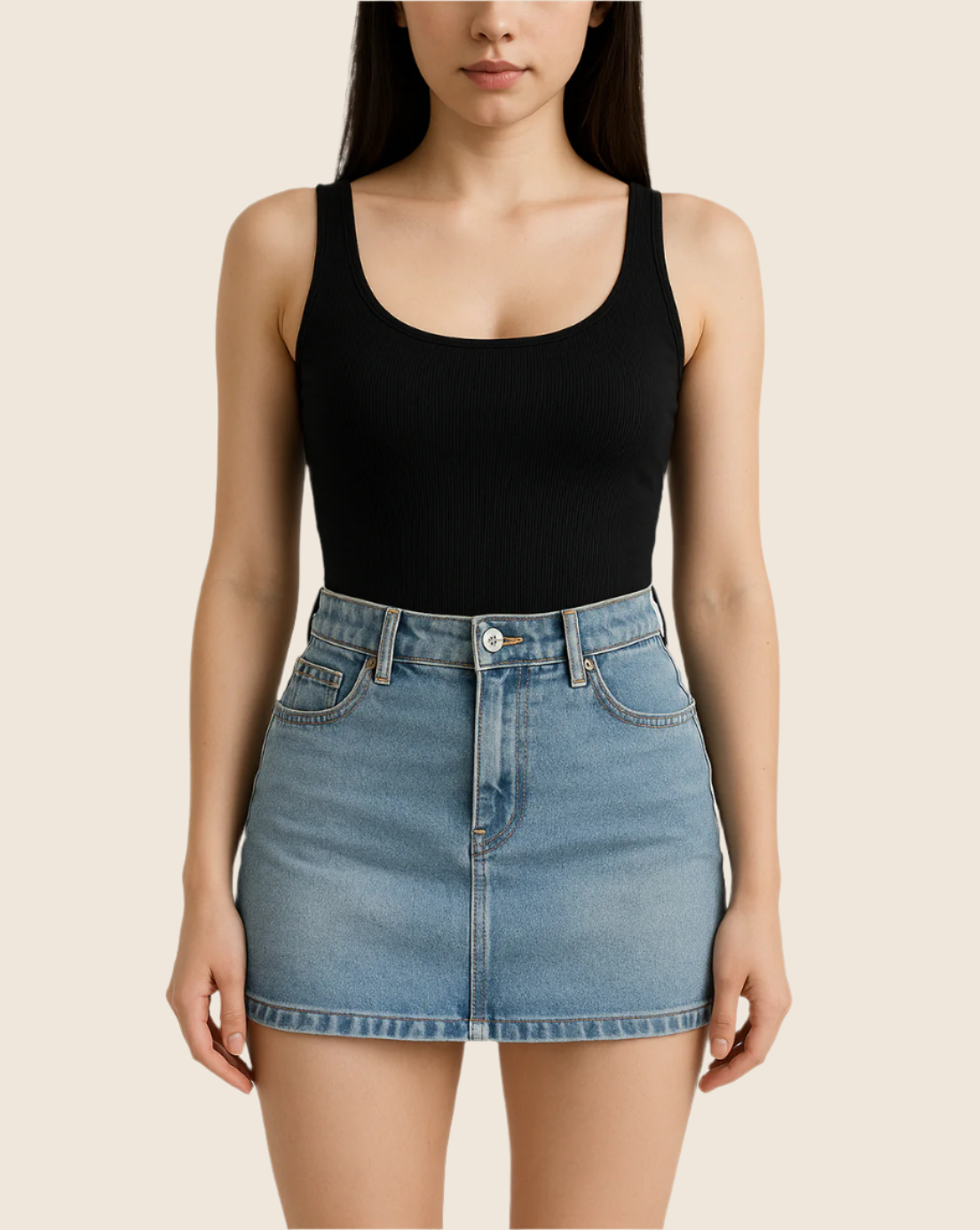 Rebel-Jeansrock