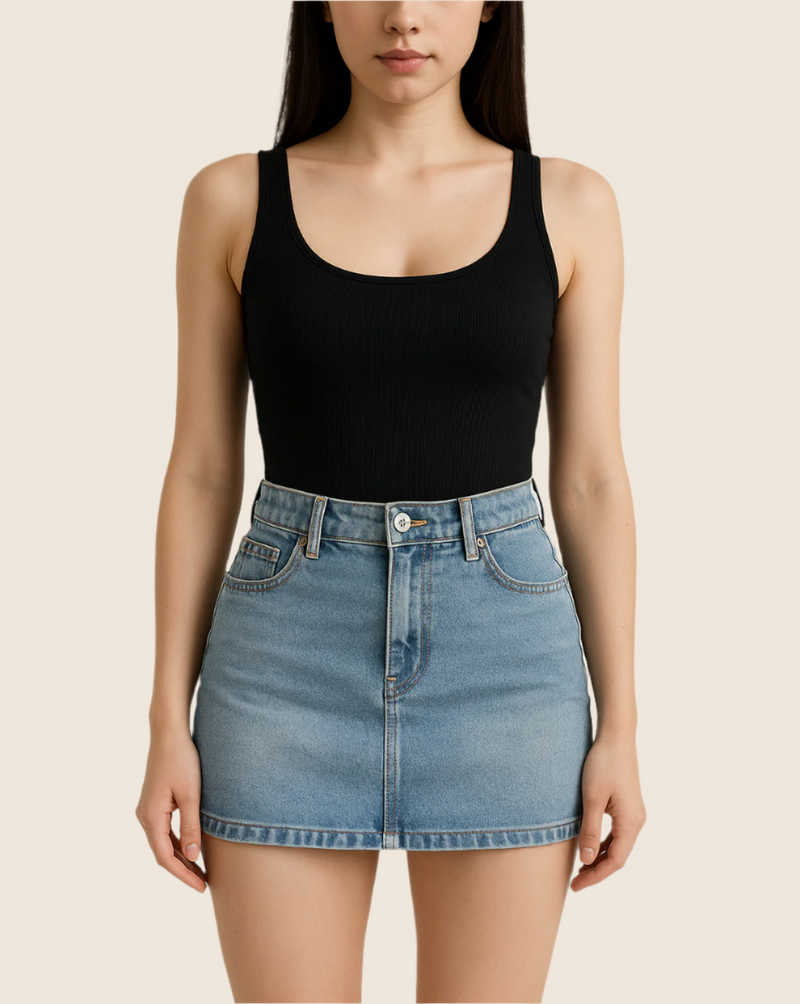 Rebel Denim Skirt